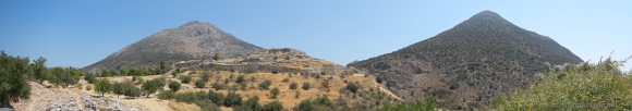 Die Burg von Mykene (Panorama)