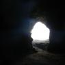 Blick zum Ausgang der Höhle